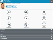 Tablet Screenshot of mortgagegate.ca